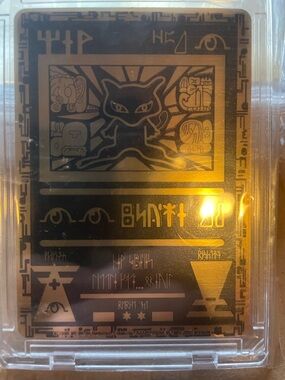 Gold Holo Kids Trading Card – Gold Metal plated novelty